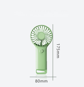 Quạt cầm tay nhỏ cầm tay mới 2025 với pin 500 mAh Sạc USB 4 màu ẩn đứng ba tốc độ gió làm bằng nhựa - Product Image 6