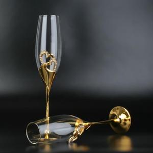 Flûtes à <span class=keywords><strong>champagne</strong></span> Newell en gros, coupe à main, support mural, cristal de luxe, couleur personnalisée, verres à <span class=keywords><strong>champagne</strong></span> pour mariage - Product Image 4