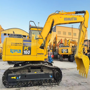 Gran oferta, excavadora de orugas Komatsu PC160 usada barata y fina, excavadoras Komatsu PC120 PC130 PC160 16ton de 13 toneladas a la venta - Product Image 1
