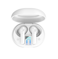 Mini écouteurs intra-auriculaires BT 5.3 Pro Version True Wireless Sport avec affichage LED, suppression du bruit, pour le gaming, ENC TWS
