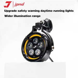 Luz Auxiliar para Motocicleta <span class=keywords><strong>J5Pro</strong></span>, Foco Delantero de Alta Luminosidad, Luz Halo de 6 Colores, Faro LED Blanco de 150W, Luz Impermeable IPX8 - Product Image 1