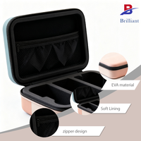 Étui de voyage rigide en EVA personnalisable, étanche, portable, pour chargeurs, batteries externes et accessoires technologiques
