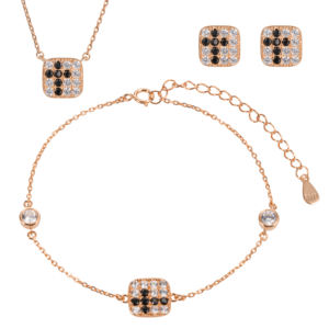 אירופה, שרשרת צמיד זהב חדש לנשים austrian משובץ 925 כסף שרשרת שרשרת כסף זהב מצופה כסף שרשרת זהב מצופה זהב - Product Image 4