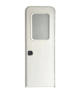 <span class=keywords><strong>Porte</strong></span> <span class=keywords><strong>d</strong></span>'entrée de camping-car vitrée à charnière gauche de style européen avec <span class=keywords><strong>d</strong></span>écoration en caoutchouc pour caravanes et pièces de camping-car - Product Image 1