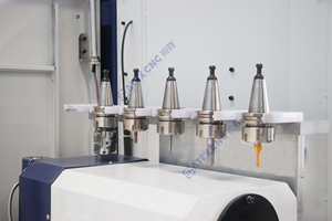 <span class=keywords><strong>2025</strong></span> New 220V CNC tự động Máy tiện gỗ với công cụ Changer & làm mát không khí trục chính - Product Image 4