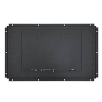 Moniteur de kiosque intégré de 32 pouces, écran tactile multi-capacitif noir, format 16:9, interfaces VGA/USB pour les entreprises, nouveauté