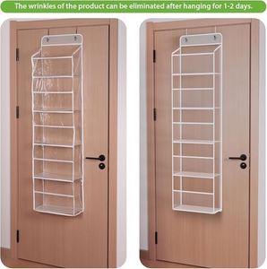 Organizador Colgante para Puerta con Compartimentos Transparentes, Almacenamiento para Ovnis de Hilo y Ganchos de Crochet - Product Image 4