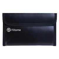 Stock d'inventaire de logo personnalisé sac de doc ignifuge à l'eau pochette pour téléphone portable