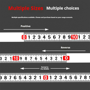 Cinta Métrica Autoadhesiva de Acero con Escala, División Media, Visualización Vertical Inversa, Mecánica, Personalizable, Métrica/Imperial, Longitudes de 1m a 10m - Product Image 4