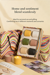 Bougie parfumée Tundra Islandaise en cire de soja écologique avec mèche en bois, artisanale de luxe, décoration d'intérieur, coffret cadeau longue durée - Product Image 2