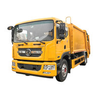 Camion Compacteur à Bras Articulé Dongfeng 4x2 19CBM, 16 Tonnes, Véhicule de Collecte des Déchets pour Parc Industriel, Vente Directe Usine