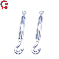 HLM din1480 tendeur de câble en acier inoxydable, corps ouvert galvanisé
