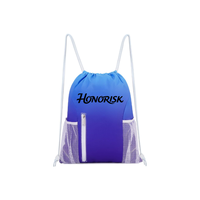Sac à dos multifonctionnel pour la natation et la gymnastique-Sac de sport de grande capacité résistant à l'eau avec cordon et fermeture à glissière pour le voyage