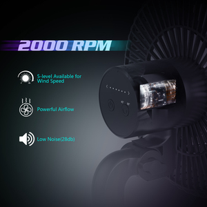 Aglex 6-Inch Hiện Đại Mini Nhà Máy Thông Gió Clip <span class=keywords><strong>Fan</strong></span> Cho Trong Nhà Phát Triển Lều - Product Image 3