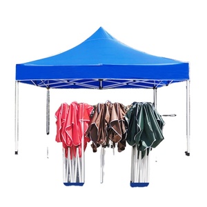 Tente extérieure d'exposition commerciale à quatre coins 3*3 parasol pliant télescopique grand <span class=keywords><strong>parapluie</strong></span> hangar à quatre pattes pour - Product Image 1