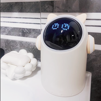 Mini poubelle en plastique automatique 2L avec conception intelligente à induction Poubelle de rangement intérieure et de bureau mignonne pour restaurant médical à domicile et public
