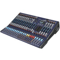 Mixer Audio Analog Profesional M16 16 Kanal dengan 12 Input Mic, Dual 99 DSP, 6 AUX, 4 Bus Grup, Rekaman USB dan OTG