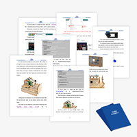 Kit d'apprentissage ACEBOTT DIY Smart Home WiFi IOT pour projets d'automatisation de démarrage de robot ESP32 Maison en bois STEAM pour Arduino IDE