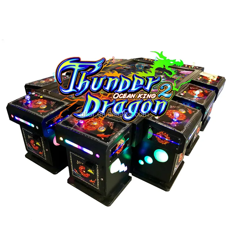 Factory Sales Multi Player 86/100 Inch Fish Games Usa Ocean King Table Thunder Dragon