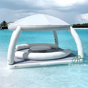 Ngoài trời cắm trại nước nổi Inflatable nổi hồ trại bè lều - Product Image 6