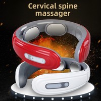Masseur de cou avec fonction chauffante, EMS 9 niveaux d'intensité, 6 modes, masseur de cou rechargeable, modèle 700