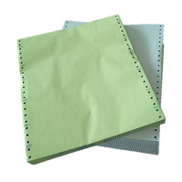 Papier en rouleau continu de 241 mm, 2/3/4/5/6 plis, coupé en demi-feuilles, pour bordereaux de livraison