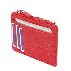 Baellerry nuovo stile portatile corto in vera <span class=keywords><strong>pelle</strong></span> porta carte in <span class=keywords><strong>pelle</strong></span> per le donne, signora cassa della carta portafoglio della moneta portafoglio all'ingrosso - Product Image 3