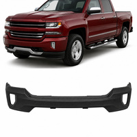 Bumper Depan Baja Chevrolet Silverado 2016-2018 Dengan/Tanpa Lubang Lampu Kabut Dengan/Tanpa Lubang Sensor Bumper Pickup