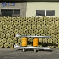 Barreras de seguridad rodantes para carreteras de acero inoxidable con relleno de EVA, de doble y simple barril, tipo viga, para protección de seguridad