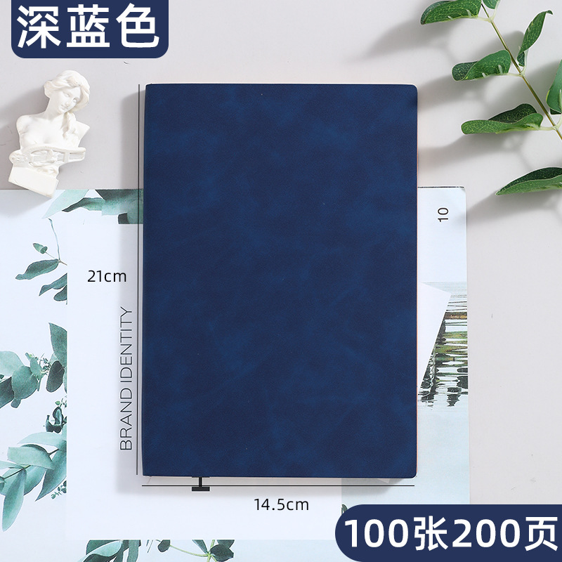 Dark blue notebook
