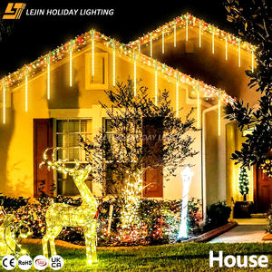 Lampes solaires en vogue pour l'extérieur éclairage de fête éclairage led pluie de météores pour la décoration du camping - Product Image 4