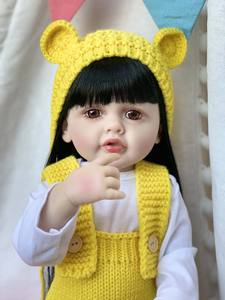 Estirables Afro 55 ya se siente <span class=keywords><strong>sin</strong></span> Gemelas personalizadas simuladas Con gemelos Para <span class=keywords><strong>Reborn</strong></span> Baby Dolls - Product Image 4