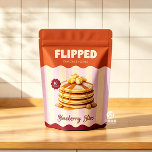 Bolsas de aluminio impresas personalizadas con cierre hermético para galletas tipo oblea de 50g, 100g y 250g - Product Image 3
