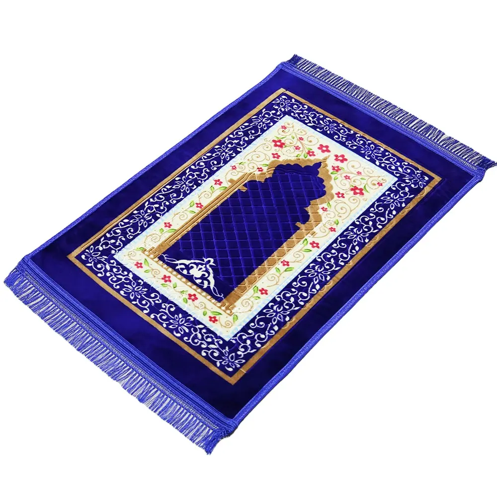 70 x110 bellissimo regalo moderno bambini Dubai poliestere islamico musulmano Sejadah Ramadan tappetino da preghiera set di tappeti