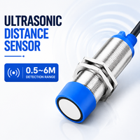 Sensor Jarak Ultrasonik & Sensor Level Cairan UB500-18GM75, Saklar Kedekatan Level Ultrasonik Output Analog untuk Deteksi Material