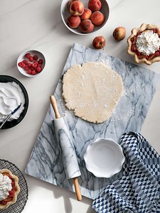 Plateaux de service à gâteaux en marbre Équipement de cuisson de vente chaude Tableau d'affichage de pâtisserie naturelle - Product Image 2
