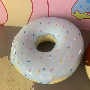 Donuts Decorativos Personalizados, <span class=keywords><strong>Donut</strong></span> <span class=keywords><strong>Gigante</strong></span> de Fibra de Vidrio para Exteriores, <span class=keywords><strong>Donut</strong></span> Artificial Grande para Fiestas - Product Image 4