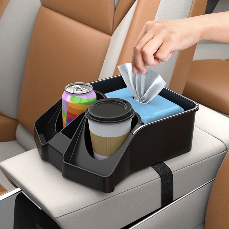Multi-Functional Car Armrest Console Storage Box | JQ50224O01 | Ningbo Jiangqiang Trade Co., Ltd.