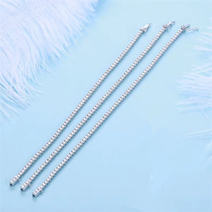 Bracelet de tennis pour femmes, en or véritable, diamant naturel, oem, bijoux tendance, 18k, 2022 - Product Image 5