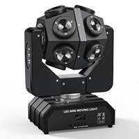 RGBW 4 en 1 Football LED Faisceau Tête Mobile Lumière Effet De Scène Éclairage DMX512 Son Actif pour Fête De Noël DJ Disco Mariage