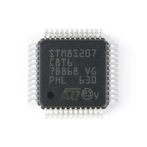 HXC Nuevo Chip IC Original LQFP-48 24MHz 64KB Memoria Flash Microcontrolador de 8 bits MCU STM8S207C8T6 - Product Image 1