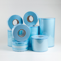 Rouleau de pochettes de stérilisation de 200 m, compatible gamma/EO/vapeur, ruban autoclave de qualité médicale pour usage dentaire et hospitalier