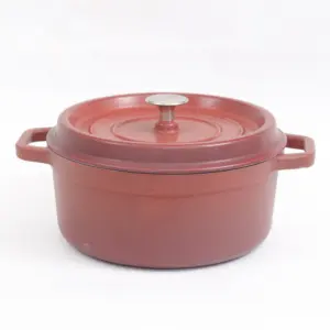 Bán Hot Kích Thước Khác Nhau Tráng Men Gang Hầm Nồi/Rang Soong/Biryani Cocotte