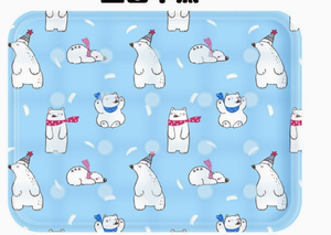 Cartoon Pet Cooling <b>Mat</b> Breathable Waterproof Collapsible Plastic Pet Pad Soft Anti-Slip for Dogs and <b>Cats</b> in Summer - Product Image 1