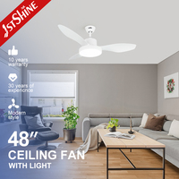 Ventilador de Techo 1stshine con Control Remoto, Inteligente, Eficiente, con Garantía de Calidad, Motor DC Premium, con Luz LED
