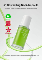 celimax Ampoule Énergisante au Noni 50ml avec Extrait de Noni, Sérum Hydratant, Apaisant et Anti-rides, Sérum Ampoule Doux et Léger