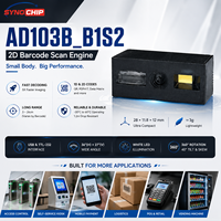 Motor de Escaneo de Códigos de Barras Integrado AD103B 1D/2D, Lector de Códigos QR, Data Matrix, PDF417, CMOS 640x480, USB TTL 232, para Kiosco, Control de Acceso, Inventario