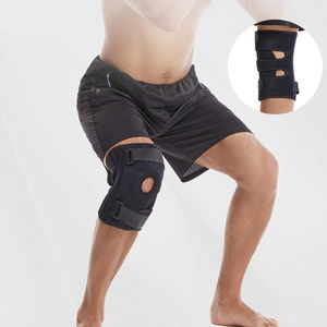 สนับเข่าสปริงคู่ช่วยเพิ่มแรงบีบอัดที่หัวเข่าปรับได้อุปกรณ์พยุงเข่าสำหรับเล่นบาสเก็ตบอลวิ่งขนาดพิเศษ - Product Image 6