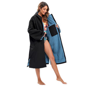 Robe de Chambre Longue Imperméable <span class=keywords><strong>pour</strong></span> Adultes, Noir et Bleu, Vente en Gros, <span class=keywords><strong>Prix</strong></span> en Ligne, Frais de Port Inclus - Product Image 3