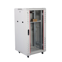Rak Server 18U/24U 600*600 Custom 19 Inch, Kabinet Jaringan, Enclosure Pusat Data, Pintu Kaca Temper